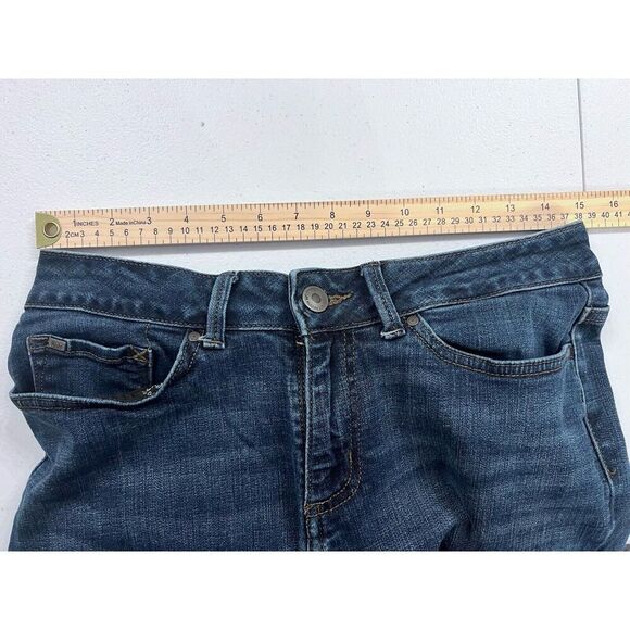 Lee Modern Womens‎ 30 X 28.5 Modern Curvy Bootcut Jeans Blue Dark Wash Denim Y2K - Picture 6 of 8